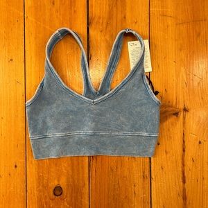 Allegra Blue Electric and Rose Bra